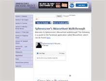 Tablet Screenshot of mousehuntguide.com